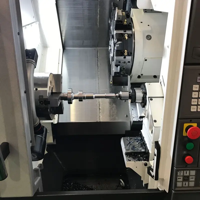 OKUMA LB3000-M, Multitasking NC lathe at Take Parts Factory, Toyokawa, Japan
